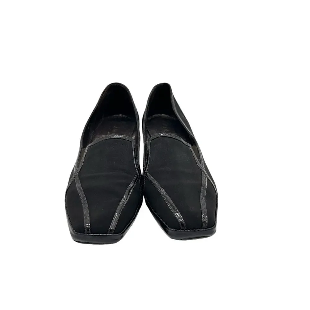 Amalfi by Rangoni Brown Pumps Low Wedge Heel Size 9 Quiet Luxury Old Money